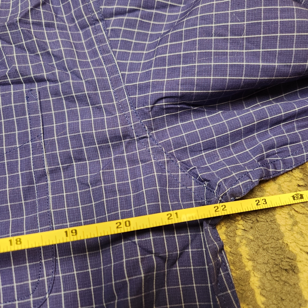 Wrangler Blue Button Down Shirt - Picture 6 of 10
